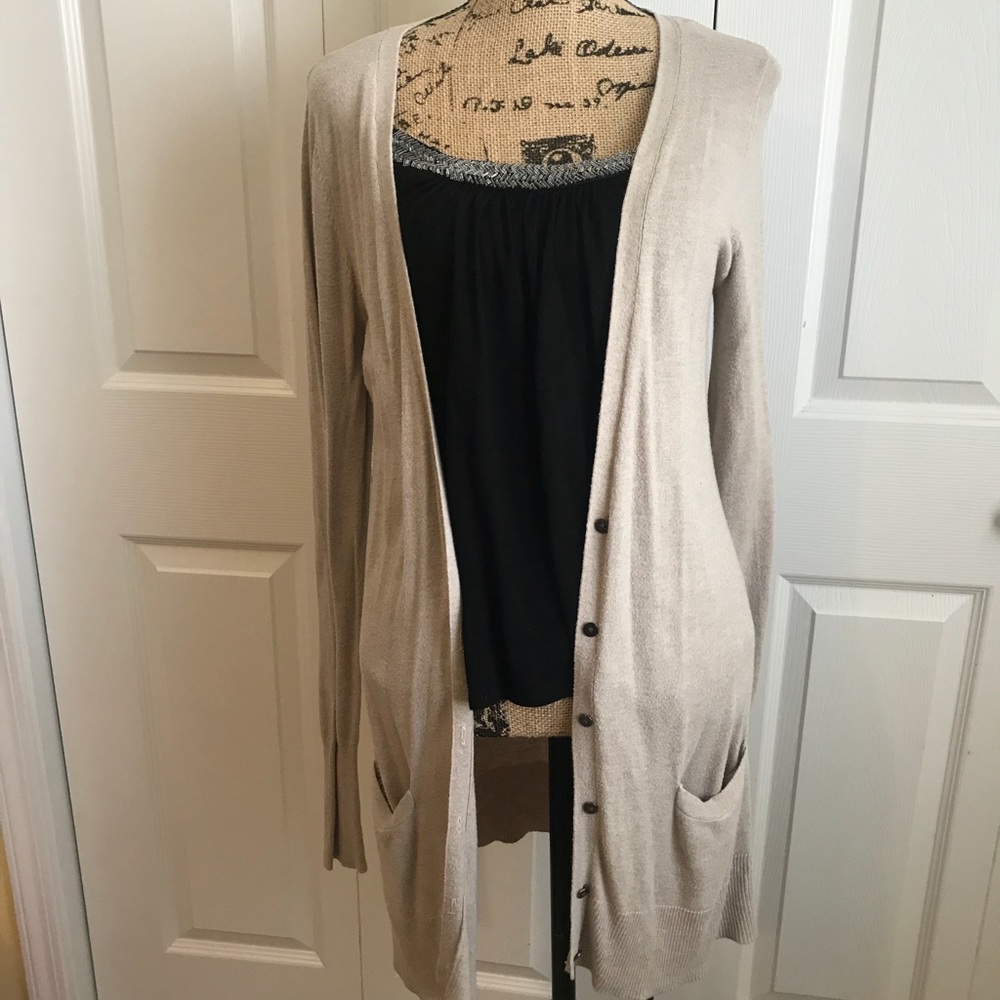 Mossimo Cream Cardigan